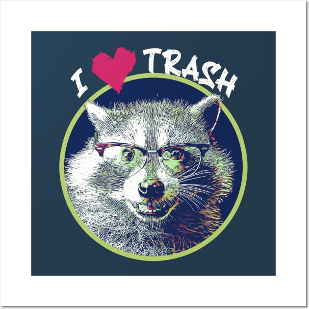 I Heart Trash Wall Art by creativespero